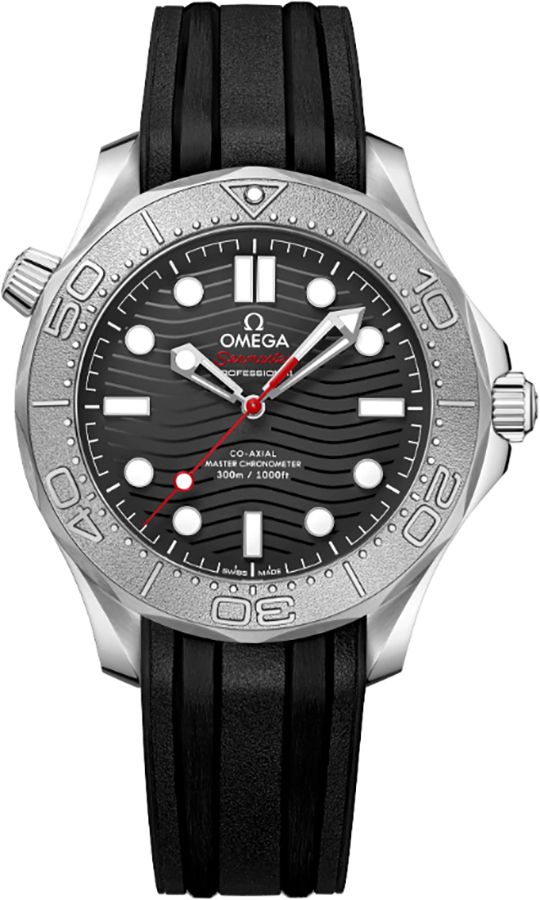 Omega Seamaster Watches Mens Black Self Winding Automatic 21032422001002 Watch