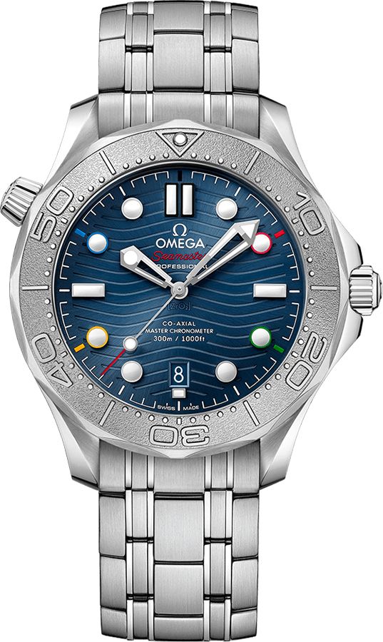 Omega Seamaster Watches Mens Blue Self Winding Automatic 52230422003001 Watch