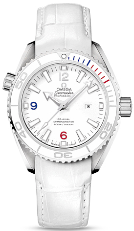 Omega Seamaster Planet Ocean 600M Watches Ladies White Self winding Automatic Chronometer 52233382004001 Watch