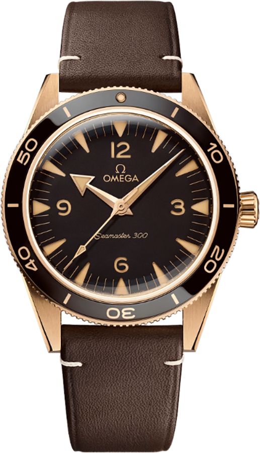 Omega Seamaster Watches Mens Brown Self Winding Automatic 23492412110001 Watch