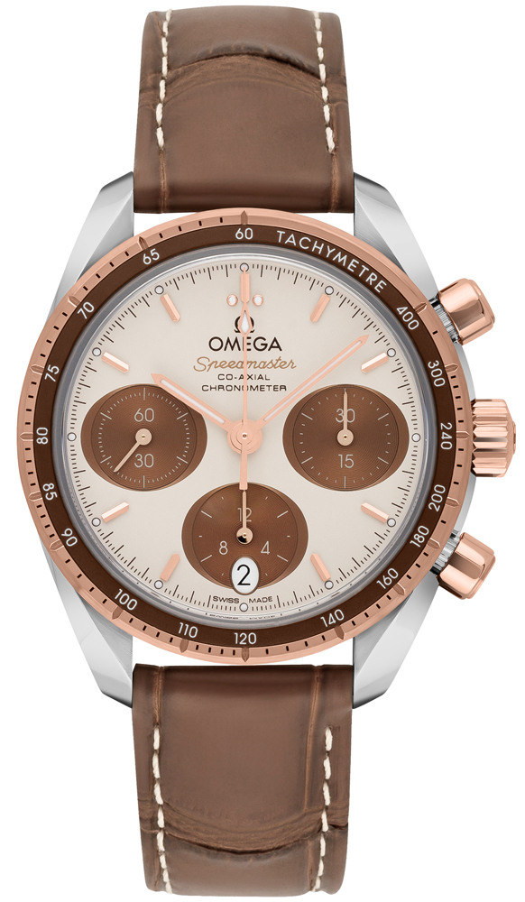 Omega Speedmaster Watches Beige Self winding Automatic Chronometer 32423385002002 Watch