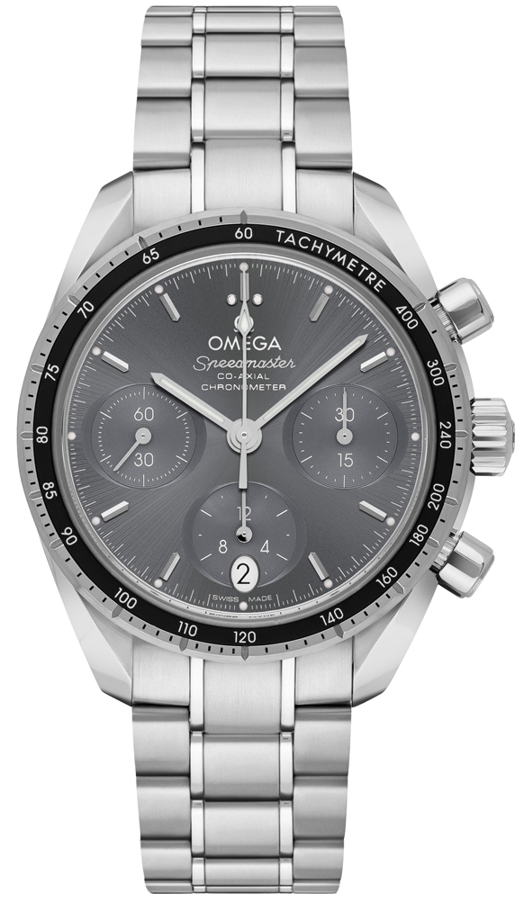 Omega Speedmaster Watches Mens Sand Blasted Grey Self winding Automatic Chronometer 32430385006001 Watch