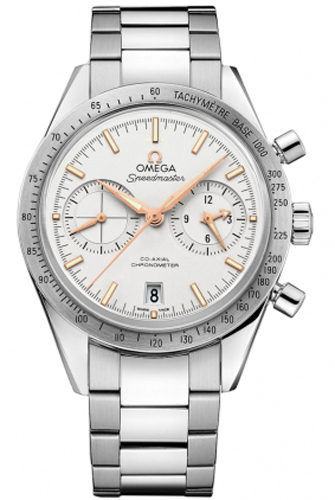 Omega Speedmaster Watches Mens White Self winding Automatic Chronometer 33110425102002 Watch