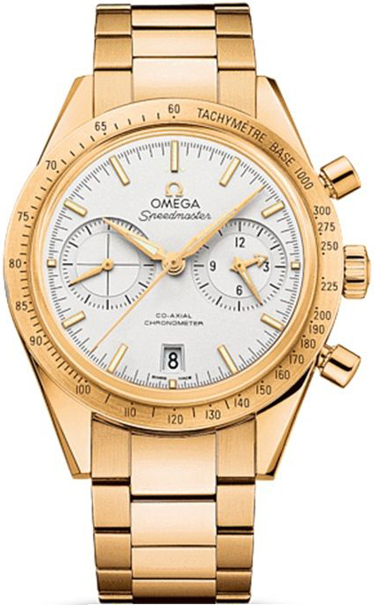 Omega Speedmaster Watches Mens Silver Self winding Automatic Chronometer 33150425102001 Watch