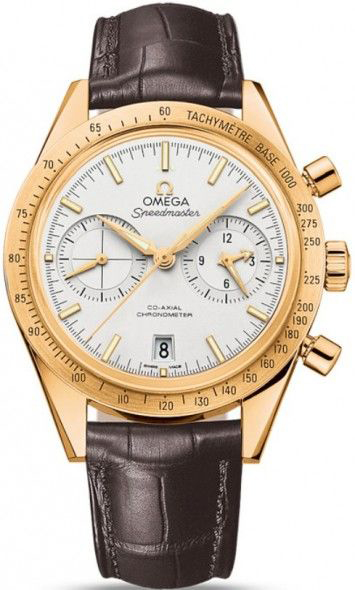 Omega Speedmaster Watches Mens Silver Self winding Automatic Chronometer 33153425102001 Watch