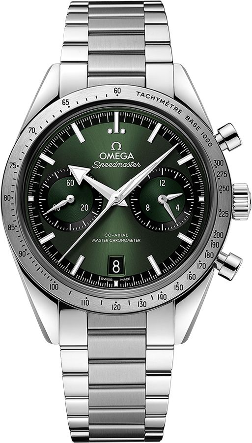Omega Speedmaster Watches Mens Green Manual Winding 33210415110001 Watch