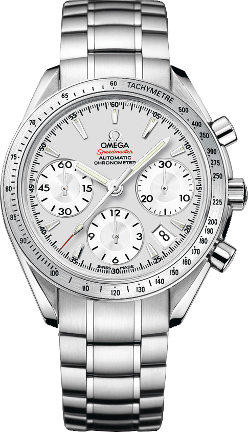 Omega Speedmaster Watches Mens Silver Self winding Automatic Chronometer 32310404002001 Watch