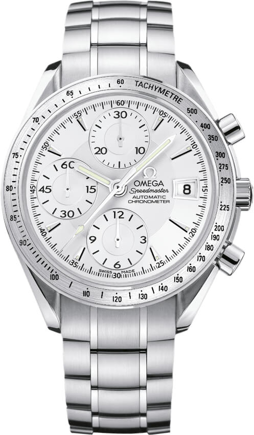 Omega Speedmaster Watches Mens Silver Self Winding Automatic 32113000 Watch