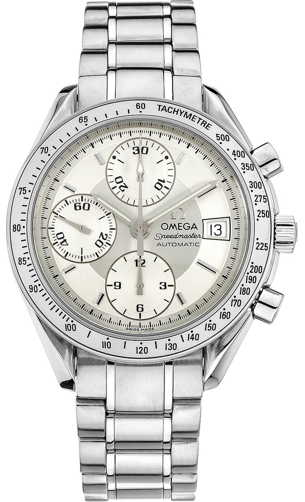 Omega Speedmaster Watches Mens Silver Self winding Automatic Chronometer 35133000 Watch