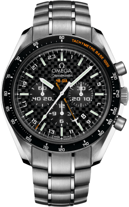 Omega Speedmaster Watches Mens Black Self winding Automatic Chronometer 32190445201001 Watch