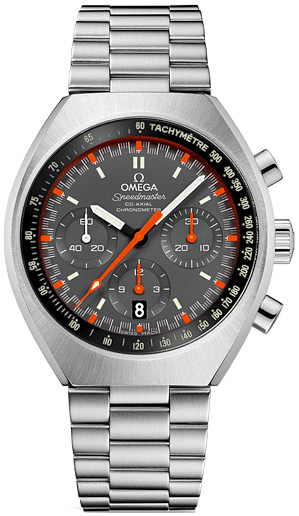 Omega Speedmaster Watches Mens Grey Self winding Automatic Chronometer 32710435006001 Watch