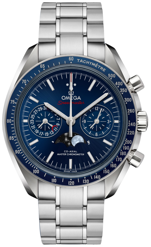 Omega Speedmaster Watches  Blue Self winding Automatic 30433445203001-SS Watch