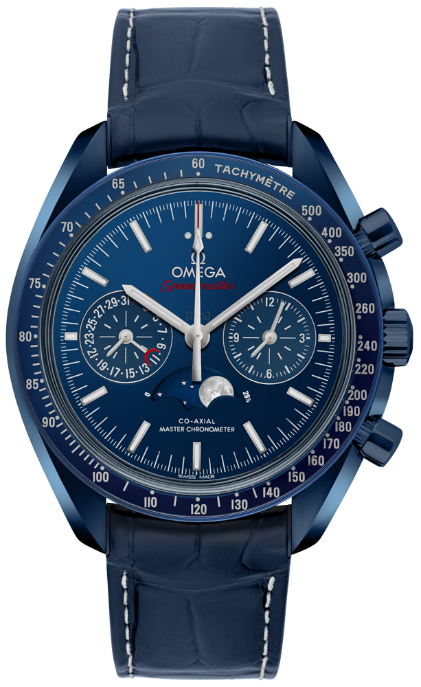 Omega Speedmaster Watches Mens Ceramic Blue Self winding Automatic 30493445203001 Watch
