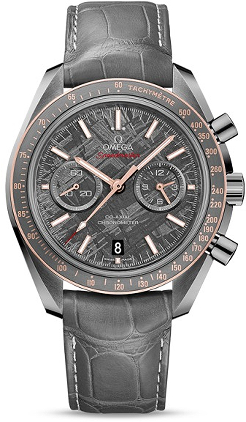 Omega Speedmaster Watches Mens Meteorite Grey Self winding Automatic 31163445199002 Watch