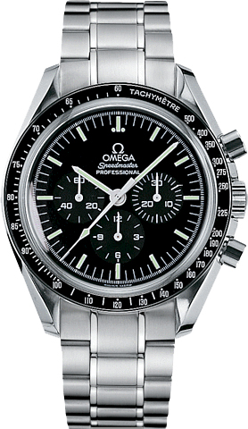 Omega Speedmaster Watches Mens Black Manual Winding 35705000 Watch