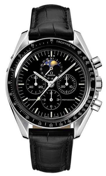 Omega Speedmaster Watches Mens Black Manual Winding 38765031 Watch