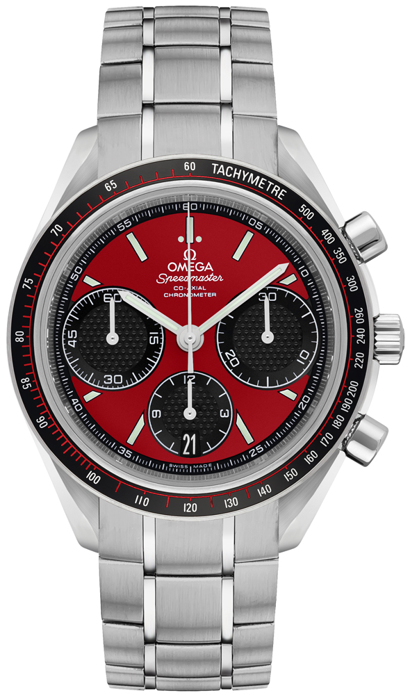 Omega Speedmaster Watches Mens Red Self winding Automatic 32630405011001 Watch