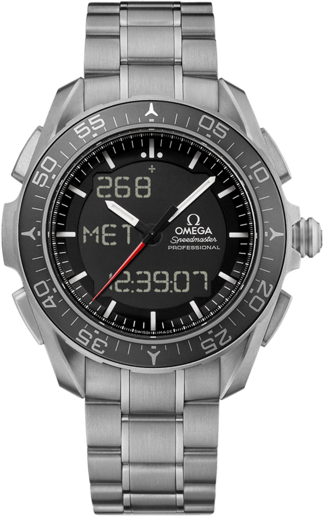 Omega Speedmaster Watches Mens Black Battery Operated Quartz 31890457901001 Watch