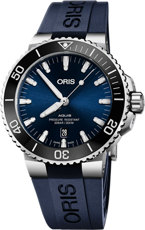 Oris Diving Watches Mens Blue Self winding Automatic 73377304135RS-BLUE Watch