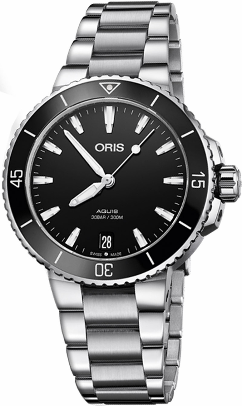 Oris Diving Watches Ladies Black Self winding Automatic 73377314154MB Watch