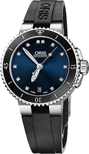 Oris Diving Watches Ladies Blue Self winding Automatic 73376524195RS Watch