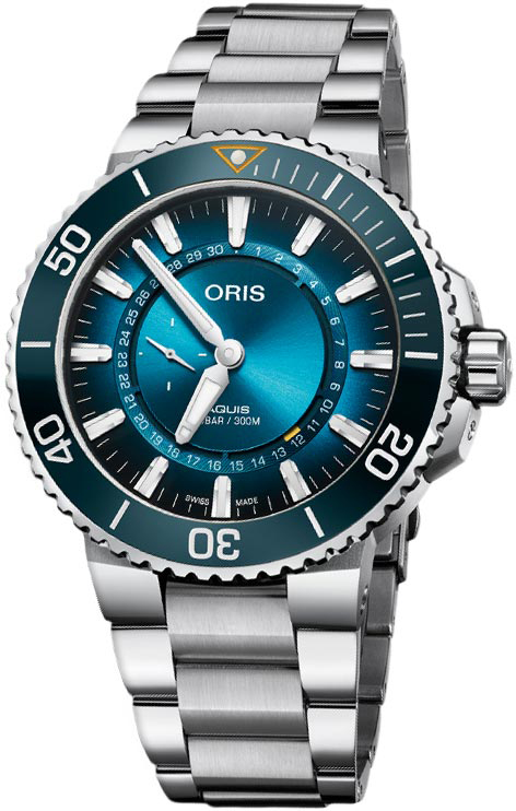 Oris Diving Watches Mens Blue Self winding Automatic 74377344185MB Watch