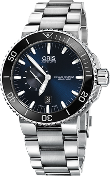 Oris Diving Watches Mens Blue Self winding Automatic 74376734135MB Watch
