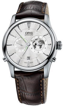 Oris Culture Watches Mens Silver and Grey Self winding Automatic 69076904081LS Watch