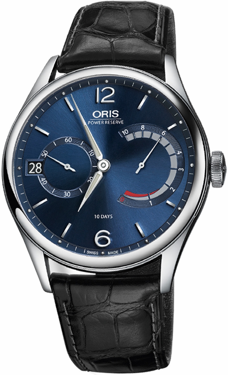 Oris Culture Watches Mens Blue Manual Winding 11177004065LS Watch