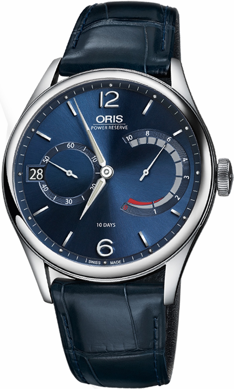 Oris Culture Watches Mens Blue Manual Winding 11177004065LS-BLUE Watch
