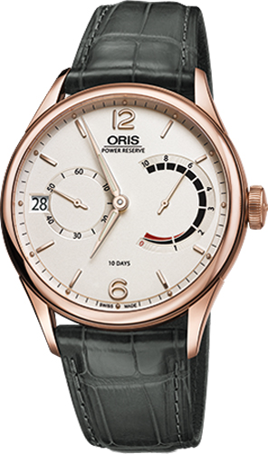 Oris Culture Watches Mens White Manual Winding 11177006061LS-GRAY Watch