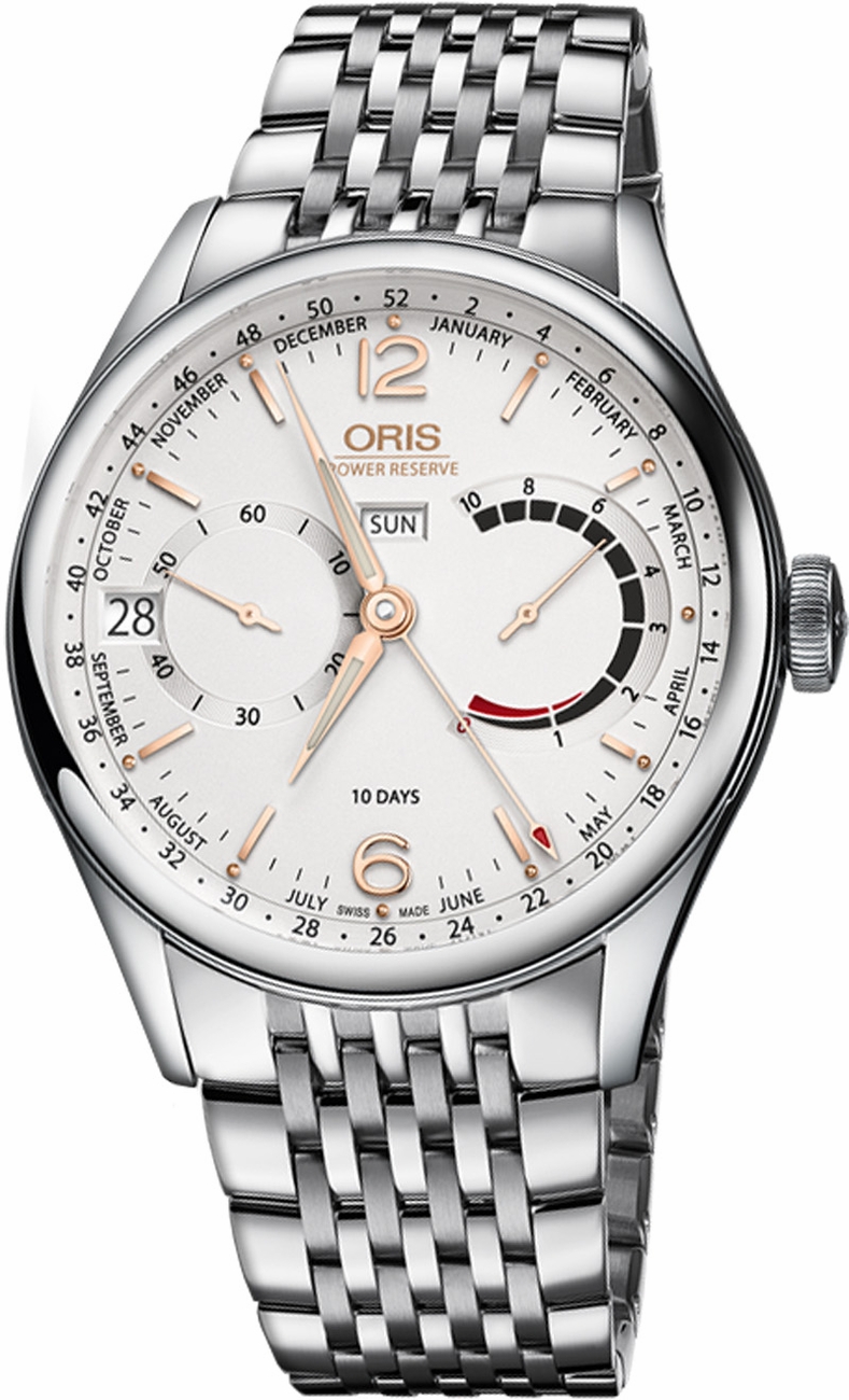 Oris Culture Watches Mens Silver Manual Winding 11377384031MB Watch