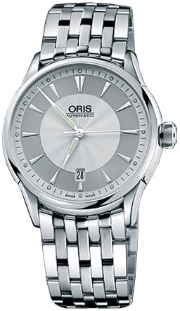 Oris Culture Watches Silver and Grey Self winding Automatic 73375914051MB Watch
