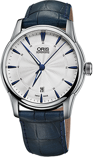 Oris Culture Watches Guilloche Silver Self winding Automatic 73376704031LS Watch