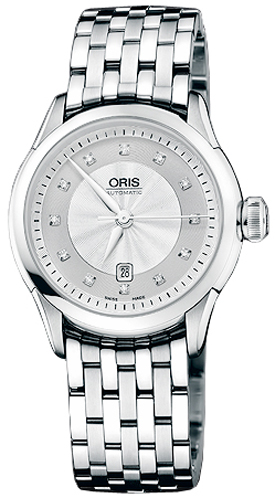 Oris Culture Watches Ladies Silver Self winding Automatic 56176044091MB Watch