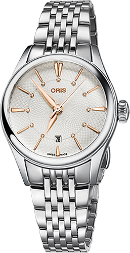 Oris Culture Watches Ladies Silver Self winding Automatic 56177224031MB Watch