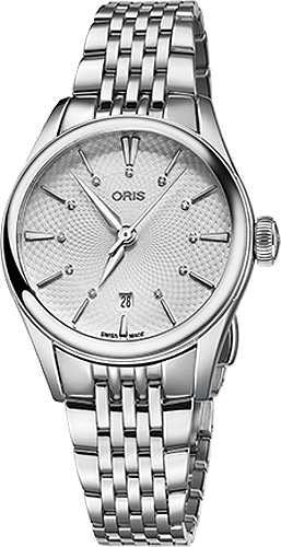 Oris Culture Watches Ladies Silver Self winding Automatic 56177224051MB Watch