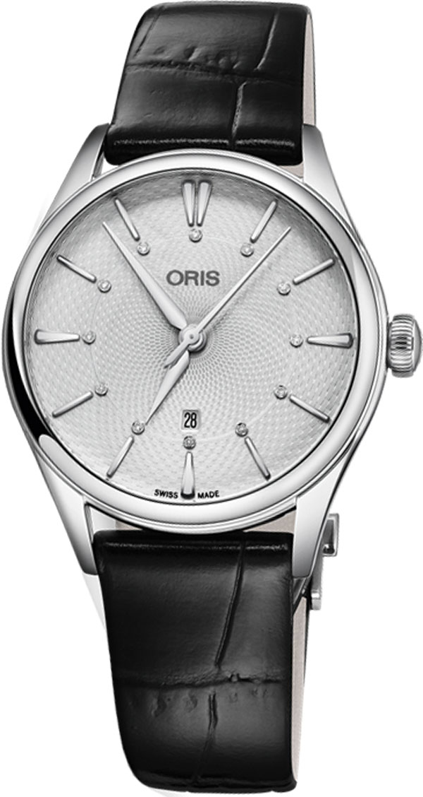 Oris Culture Watches Guilloche Silver Self winding Automatic 56177244051LS Watch