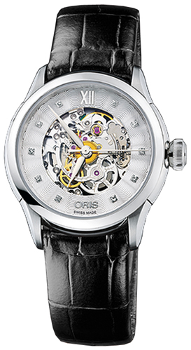Oris Culture Watches Ladies Silver Self winding Automatic 56076044019LS Watch