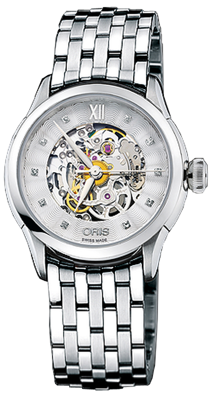 Oris Culture Watches Ladies Silver Self winding Automatic 56076044019MB Watch