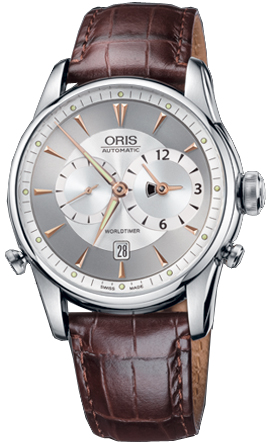 Oris Culture Watches Mens Silver and Grey Self winding Automatic 69075814051LS Watch