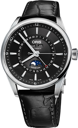 Oris Culture Watches Mens Black Self winding Automatic 91576434034LS Watch
