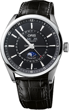 Oris Culture Watches Mens Black Self winding Automatic 91576434054LS Watch