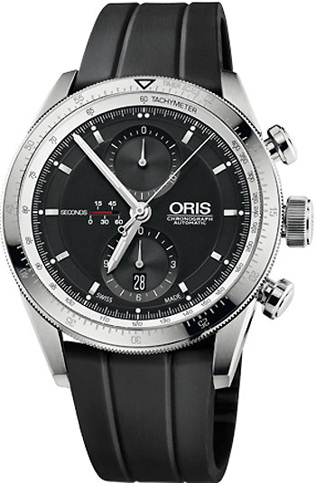 Oris Motor Sport Watches Mens Black Self winding Automatic 67476614174RS Watch
