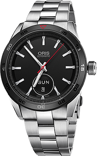 Oris Motor Sport Watches Mens Black Self winding Automatic 73576624424MB Watch