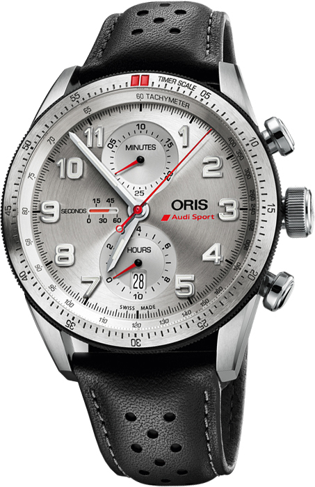 Oris Motor Sport Watches Mens Silver Self winding Automatic 77476617481LS-SET Watch
