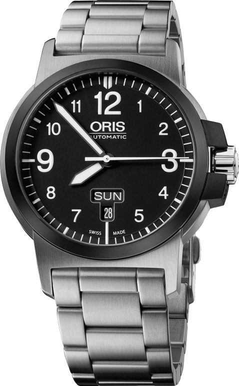 Oris Aviation Watches Mens Black Self winding Automatic 73576414364MB Watch
