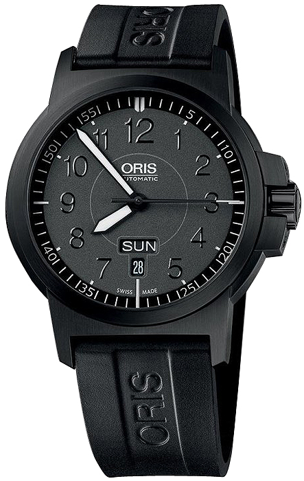 Oris Aviation Watches Mens Midnight Black Self winding Automatic 73576414764RS Watch