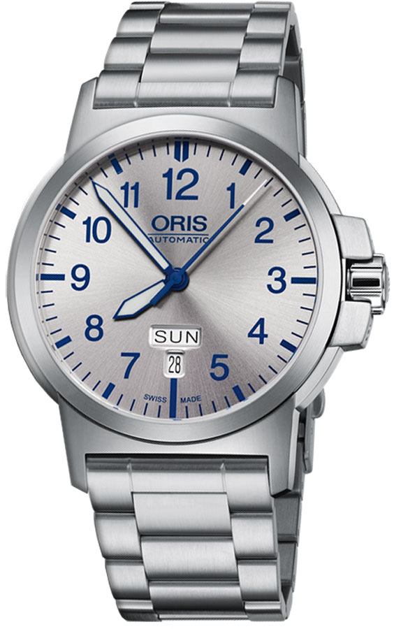Oris Aviation Watches Silver Self winding Automatic 73576414161MB Watch