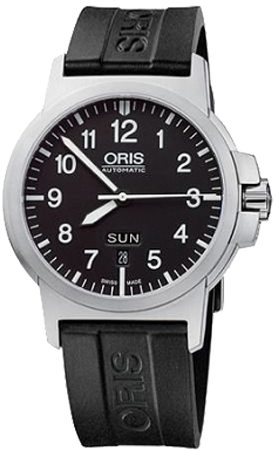 Oris Aviation Watches Mens Black Self winding Automatic 73576414164RS Watch